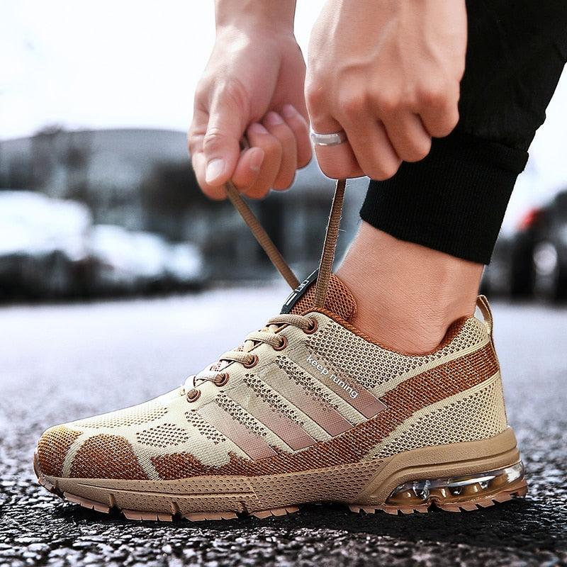Men's Breathable Cushioned Running Shoes