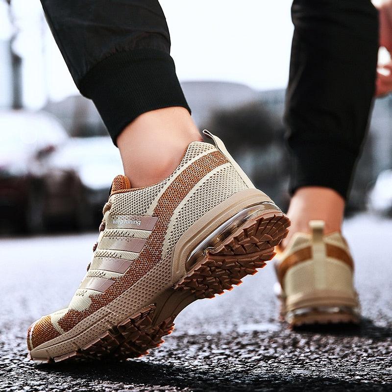 Men's Breathable Cushioned Running Shoes