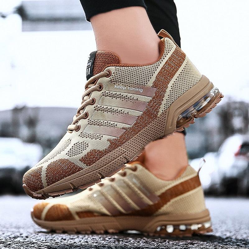Men's Breathable Cushioned Running Shoes