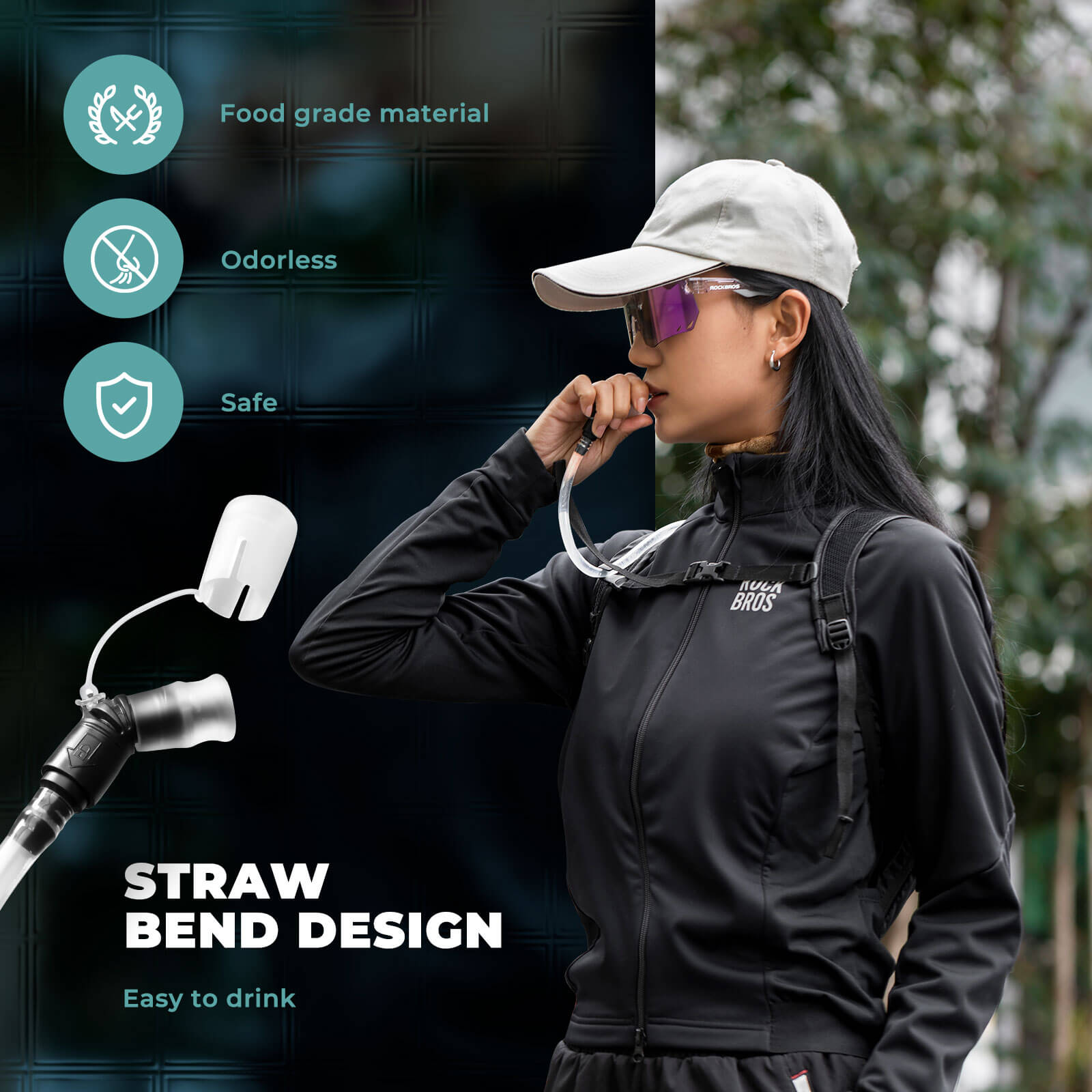 2L Hydration Bladder for Hiking, Running & Cycling