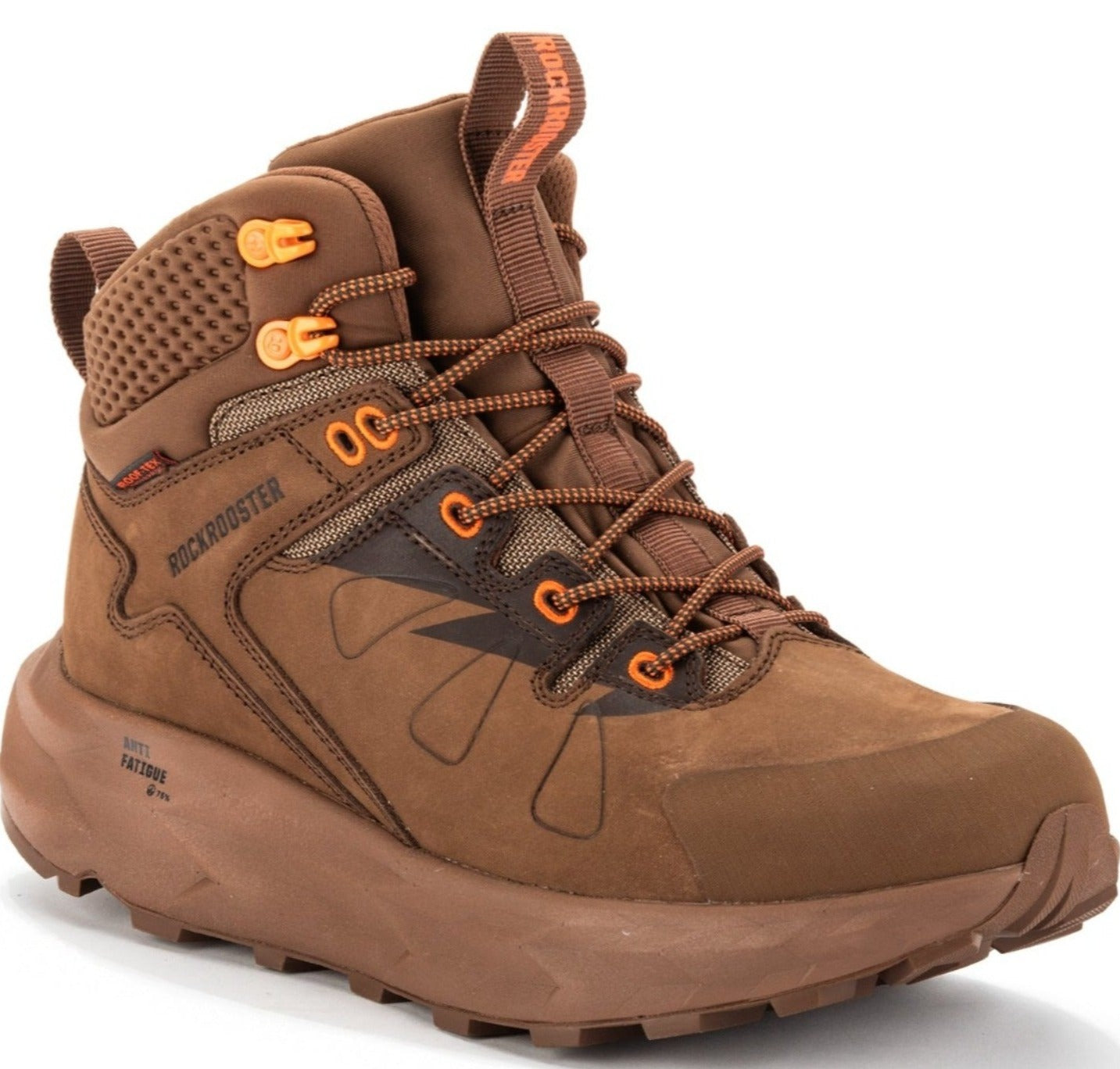 ROCKROOSTER Farmington 6-Inch Waterproof Boots, Brown