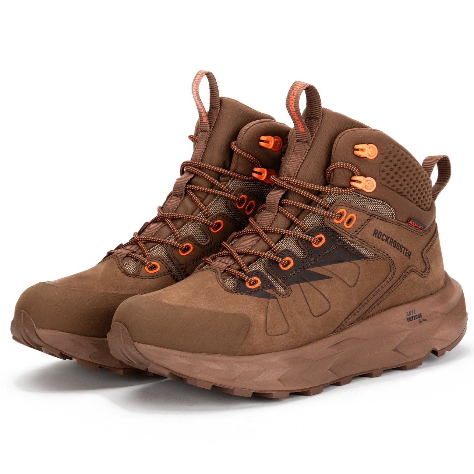 ROCKROOSTER Farmington 6-Inch Waterproof Boots, Brown