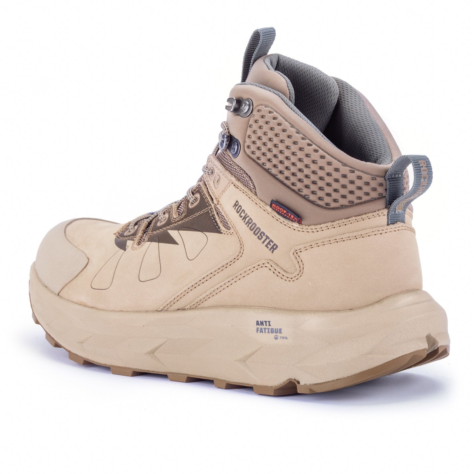 ROCKROOSTER Farmington 6-Inch Waterproof Boots, Sand