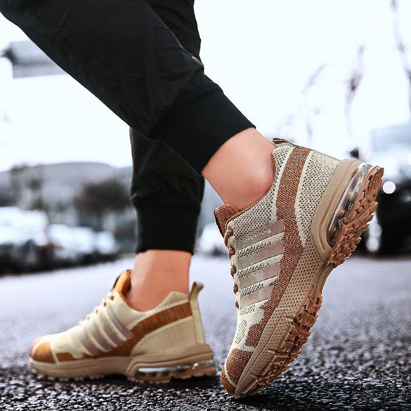 Men's Breathable Cushioned Running Shoes