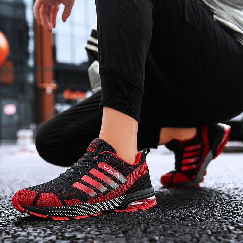 Men's Breathable Cushioned Running Shoes