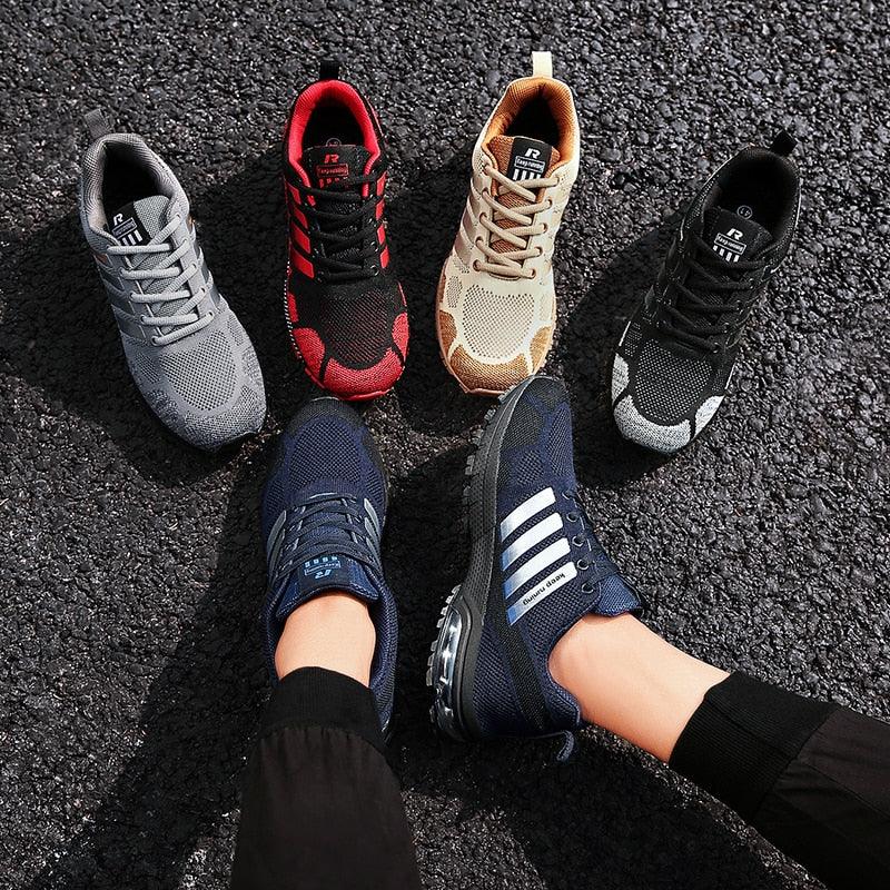 Men's Breathable Cushioned Running Shoes