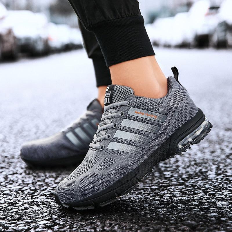 Men's Breathable Cushioned Running Shoes