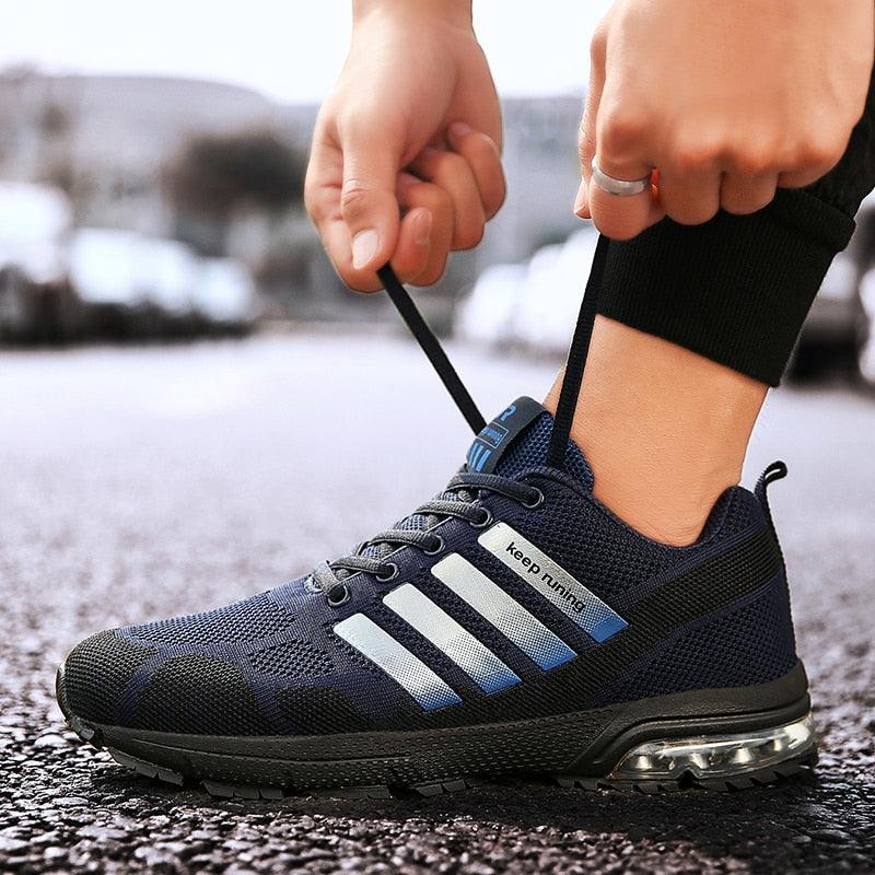 Men's Breathable Cushioned Running Shoes