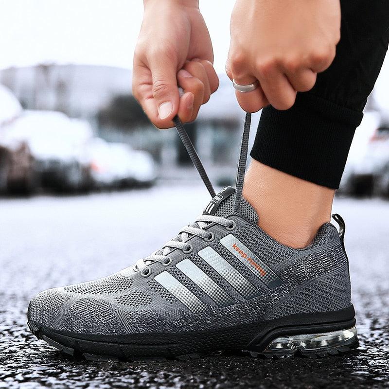 Men's Breathable Cushioned Running Shoes