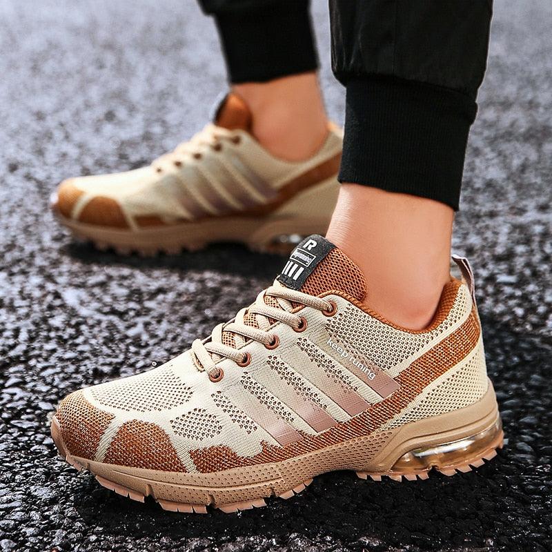 Men's Breathable Cushioned Running Shoes