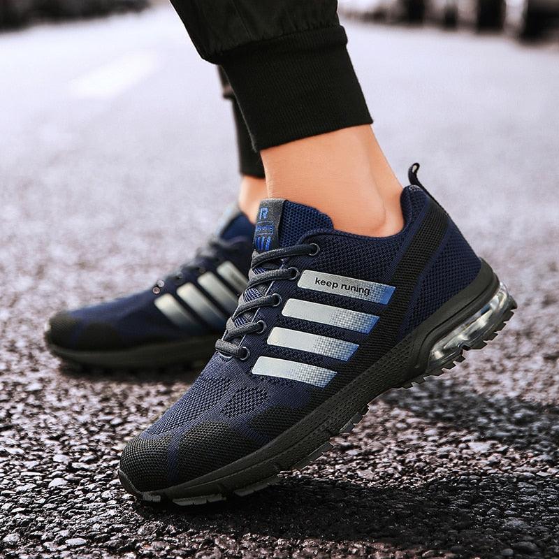 Men's Breathable Cushioned Running Shoes