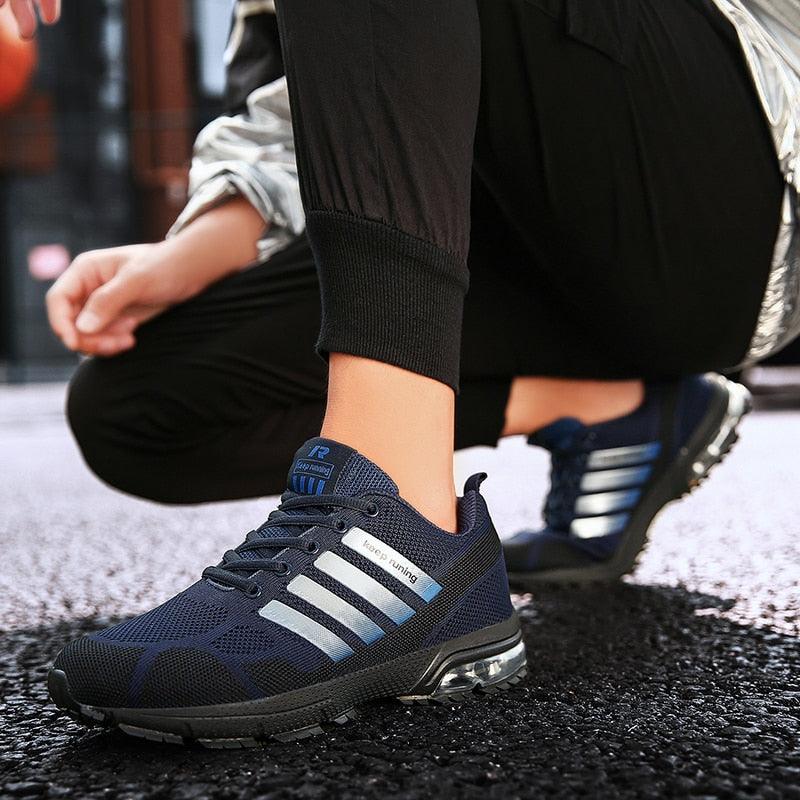 Men's Breathable Cushioned Running Shoes